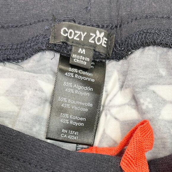 Cozy Zoe Pajama Set Womens‎ Medium Hot Cocoa Blanket Fireside Indoors Christmas - Picture 6 of 8